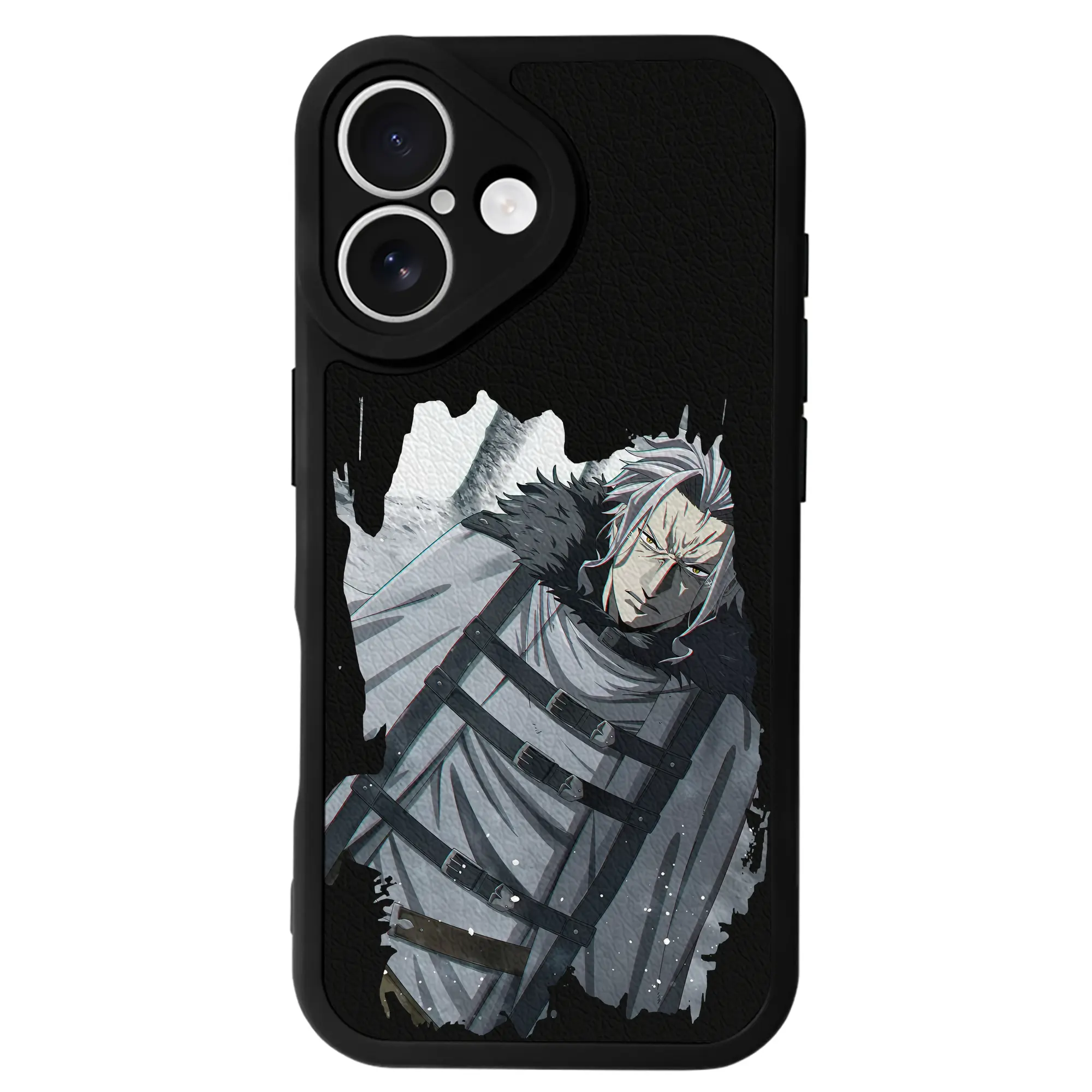 無職転生 グッズ,オルステッド - IPhone 16シリーズ対応 ・ シリコンスマホケース ・ レザー調 ・ 高精度フィット ・ 耐衝撃 ・ ワイヤレス充電対応 ・ 精密カット